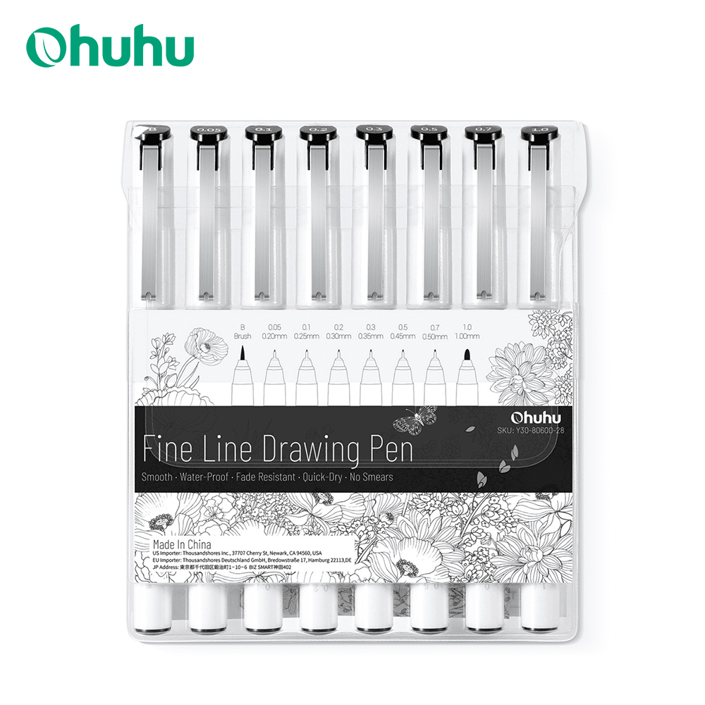 Ohuhu Micro ปากกา Fineliner วา - Copic Marker Sketch บทวิจารณ์และราคา